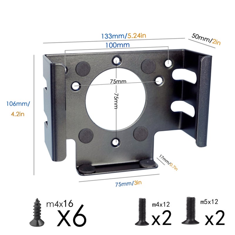Bylitco Macmini M4 Table Or Monitor Mounting Bracket Metal Iron Cushion Protection - Image 3